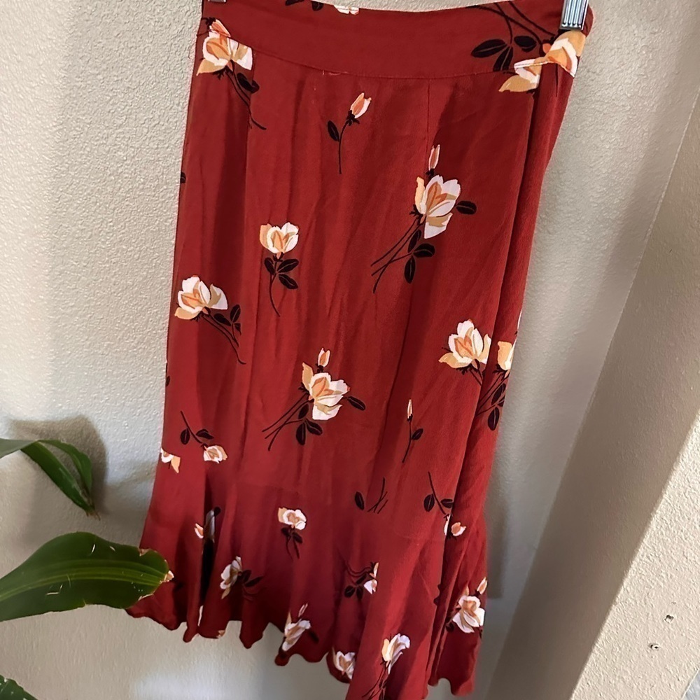 FREE People floral wrap skirt - Picture 7 of 7